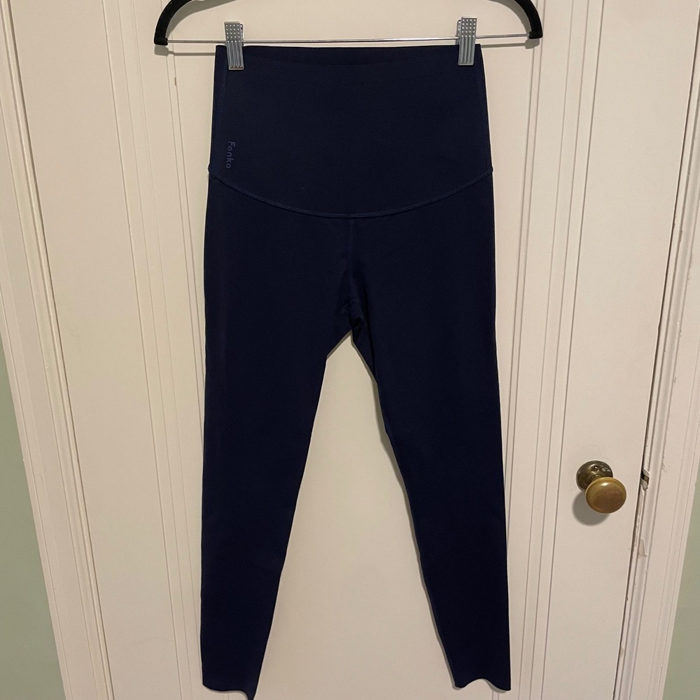 Fanka Sculpt Leggings Small Navy Blue